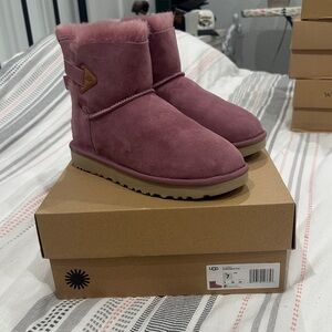 UGG Mauve Suede Winter Boots